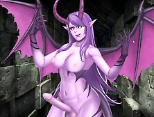 ED two - Succubus busty futanari lady BDSM session