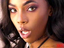 Slim African Sarah Banks Takes Hard Anal Drilling