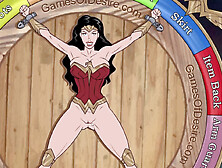 Mulher maravilha nua,  super heroine