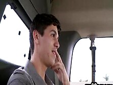 Fooled Str8 21Yo Twink Fucks Gay Butt In Pickup Van