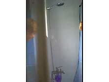 Chubby Big Tit Redhead Showering