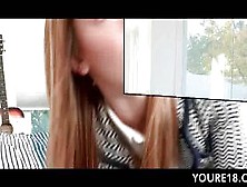 College cutie needs a big cock to please her