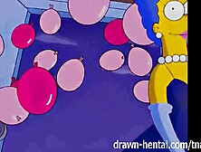 DRAWN MANGA - Simpsons Porn - Marge and Artie afterparty