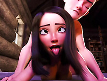 Magic gets Dirty too... First Anal Try for Perv Magician Babe - HQ Exclusive Animation