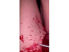 Abused and tortured cock and Balls destroyed