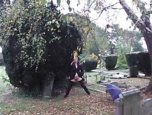 Wife Pee At Cemetery. Avi