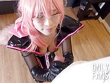 Japanese Femboy Cosplayer Sucks Cock Cutely In Tamamo Race Princess Cosplay Part 9