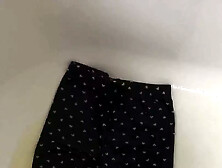 Leggings..  Swimsuit Pissing