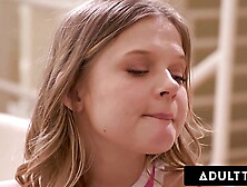 ADULT TIME - Slutty Stepsister Coco Lovelock Has First SQUIRTING CUMMING From Stepbro! FULL SCENE!