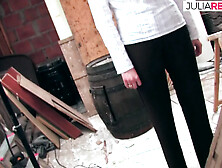 Golden-haired gal gets holes drilled to a stretch after sucking a biggest dong