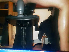 Huge Anal - Sissy Cd Takes American Bombshell Buttplug