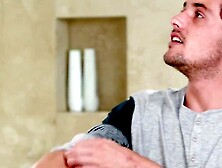 NURU STROKES - Big Tit milf Nina Elle Offer A Cutie NURU Strokes To Her Stepson