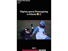 Majesty Naughty & Gibby The Clown Spend Thanksgiving In Atlanta