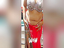 Indian Wife Saree Strip And Bra Change - Desi Teasing - Tamil Actress