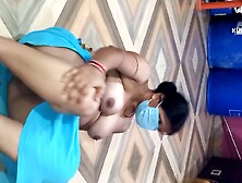 Hot Sexy Kitu Bhabhi Was Left By Her Stepbrother In The House By Lying On The Floor