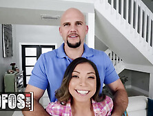 Dirty Brunette Vivianna Mulino Uses Her Bouncy Titties To Seduce Muscular JMac To Fuck Her - Mofos