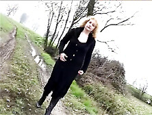 Older with Hairy Vagina Behind Nailed Doggy Style by a Fresh Enormous Homemade Penis