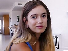 Cute teen babe Pamela Morrison screwed by pervert daddy