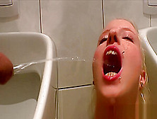 Piss Soaked Urinal Slut