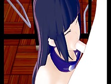 Hinata Swallowing Naruto's Schlong Anime (P4)