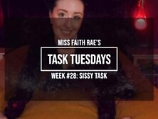 A Cutesy Task For Sissy Boys - Miss Faith Rae’S Femdom Audio Fem