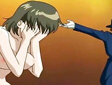 Sexy brunette virgin gets sold at an auction and exploited by her owner