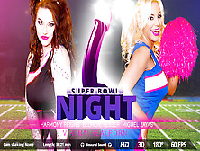 Blondie Fesser Harmony Reigns Miguel Zayas In Super Bowl Night - Virtualrealporn