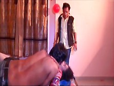 Hot Desi Shortfilm 26 - Boobs Squeezed, Kissed,  Smooch,  Navel Kiss,  Cleavage