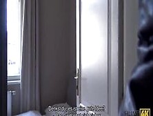 HUNT4K.  Prague pickup and passionate sex for money with hot brunette Jocelyne Z