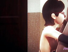 Naruto Asian cartoon - Sarada Bj with SELF PERSPECTIVE (Uncensored) - Oriental Oriental Manga asian cartoon game porn