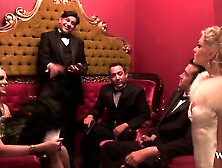 WHORNYFILMS Biggest Porn Orgy Ever Crazy Group Sex With The Hottest MILFS In 1920's