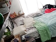 Older Cougar Cleaning Her Room one