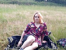 Slutty Femboy Playing With Toys In The Great Outdoors