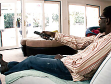 Casey Cumz Cums As He Big Black Cock Bounces Off Her G-Spot