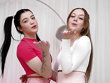 Two teen dolls - Barbie and Sakura in Anal Group (18+)