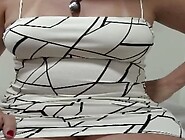 Cuckold husband helps his wife to show her pussy