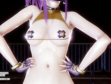 [MMD] ITZY - SWIPE Akali Cute Kpop Dance League of Legends Asian cartoon Uncensored 4K 60FPS