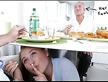 DON'T FUCK MY step DAUGHTER - Alyssa Cole Gets Her Way With step Daddy’s Friend