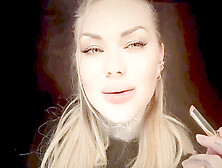 Russianbeauty in a candlelit, dirty talk scene that spirals into seduction