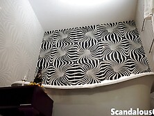 My whore exgirlfriend enjoying wild throbbing in the bathroom