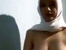 Indonesia Student Showing Boob