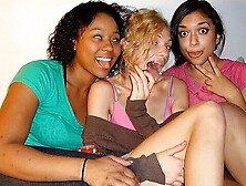 Mandy Armani and Ash are enjoying having fun with a large penis