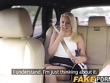 Busty blonde MILF railed by cab driver