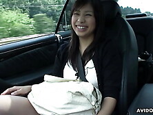 Chinese brunette,  Karin Asahi blows rod,  uncensored