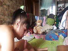 Couple Fucking Around The Stuffed Teddy Bear