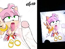 Slutty Amy Rose Cum Tribute