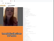 White Omegle Whore Cant Believe Her Eyes