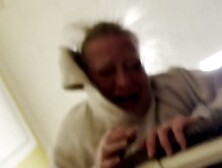 Caned and spanked over the knee