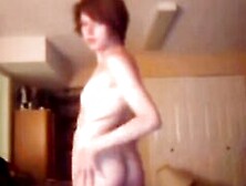 Crossdressing Twink On Webcam