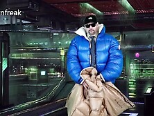 Future Down Nylon Dreams.  Super Puff Jacket Masturbate